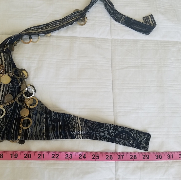 Belly Dancer Gypsy Hand Beades Costume - Picture 16 of 16